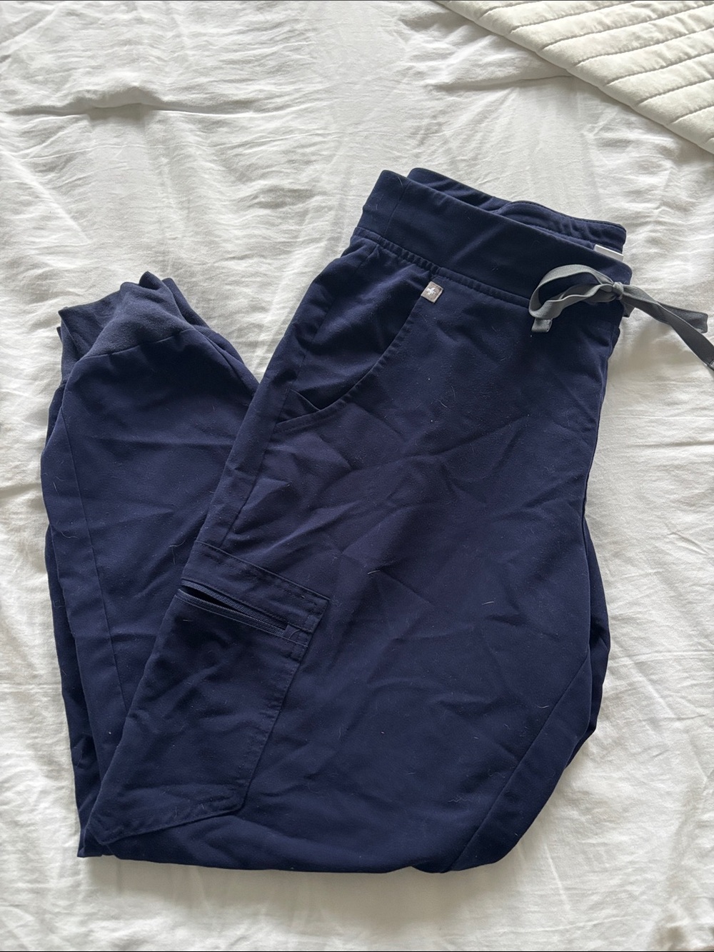 Figs Navy Drawstring Joggers